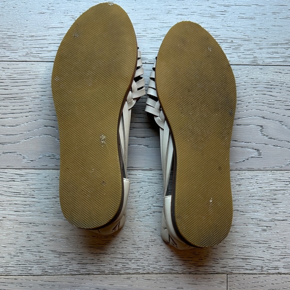 Nisolo Women's Huarache Flats Bone - Size 8 - Picture 2 of 4